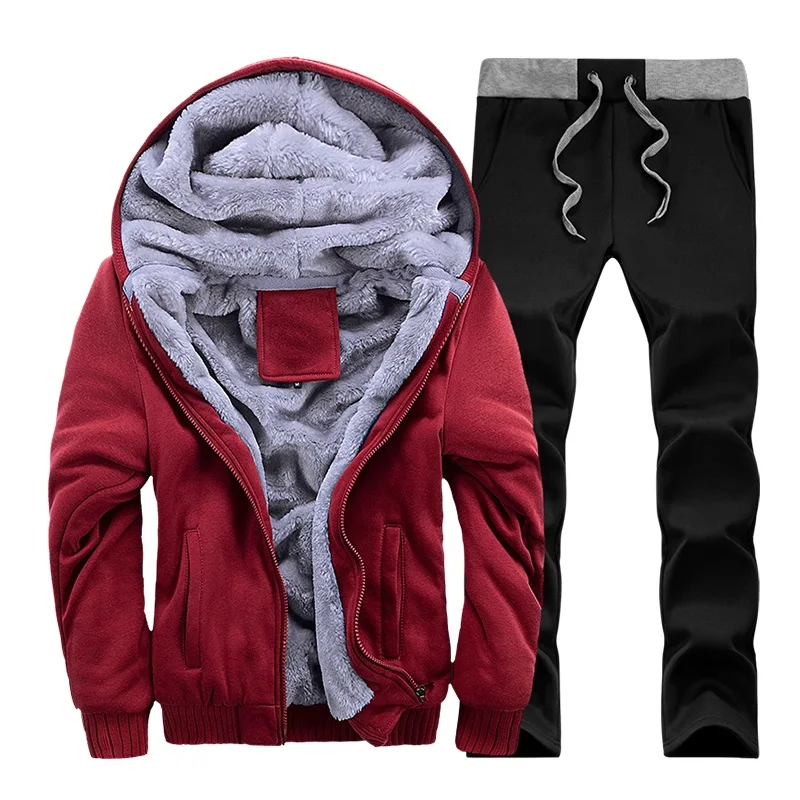 2018-Tracksuit-Men-Winter-Thick-Inner-Fleece-Sets-Mens-Hat-Casual-Active-Suit-Men-Zipper-Man (1)
