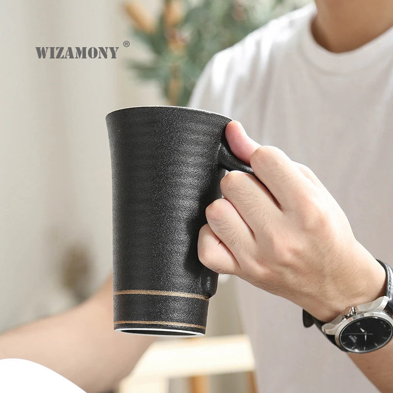 WIZAMONY Новое поступление керамическая кофейная кружка чайная чашка современная