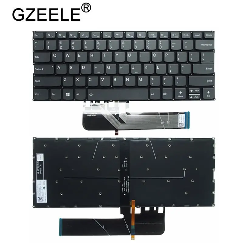  US English Keyboard for Lenovo Ideapad YOGA 530-14AR 530-14IKB 120S-11IAP Air14IKBR Air15IKBR AIR15
