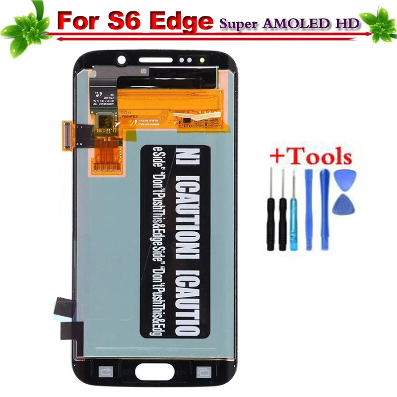 

5.1" Super AMOLED for Samsung Galaxy S6 Edge LCD Display G925 G925F G925i Touch Screen Assembly Digitizer Replacement