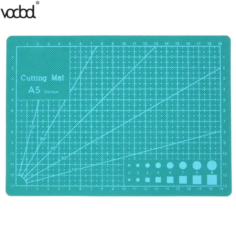 

PVC A5 PVC Cutting Mat Self-healing Recovery Cutting Pad Grid Line DIY Craft Patchwork Tools Cut Board Tools for Fabric Paper