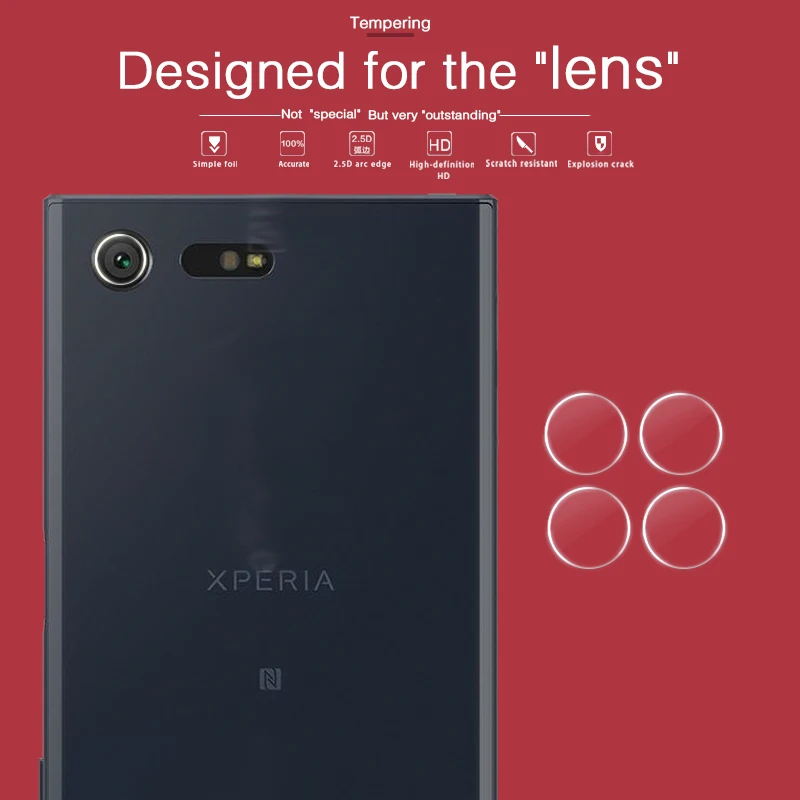 

Camera Lens Tempered Glass For Sony Xperia X Compact X X Performance F5321 F5121 F5122 F8131 F8132 Back Lens Protector Film