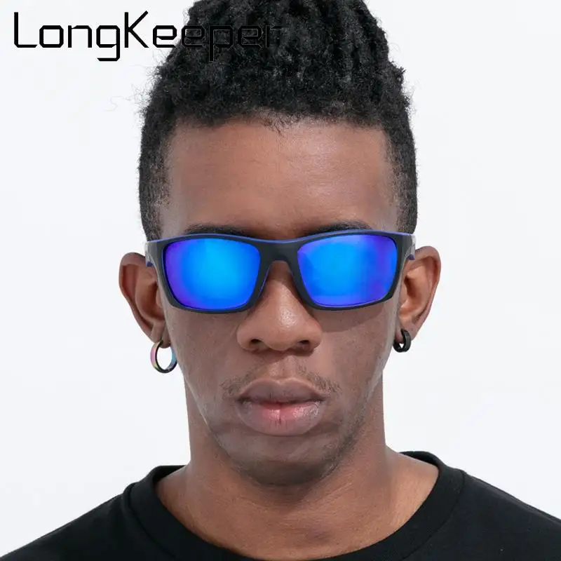 

LongKeeper Men Sunglasses Square Polarized Sun glasses Classic Design Driving Outdoor Sport Eyewear Male Goggle UV400 Gafas