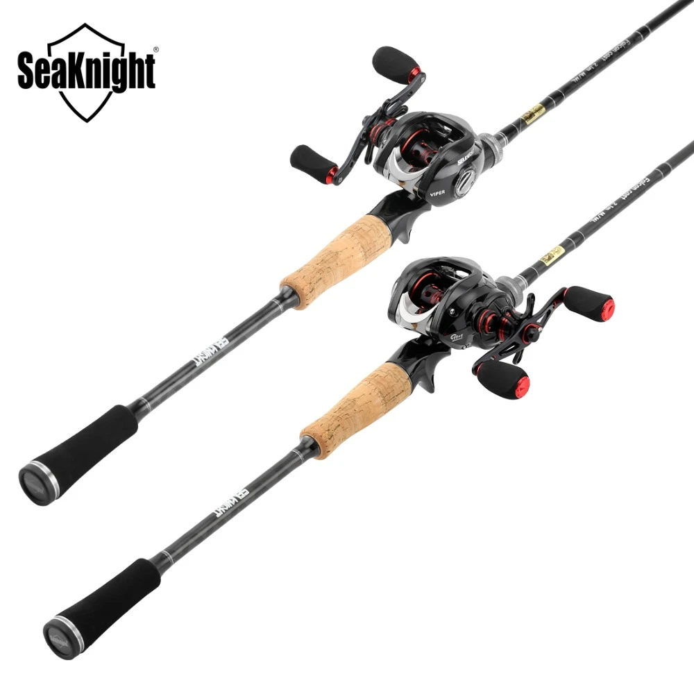 Pesca Combo carrete caña Falcon 2,1 señuelo de fundición caña de carbono M VIPER 7,5 Max Drag 6,3: 1 7,0: 1 aparejos de pesca|Cañas de pescar| - AliExpress
