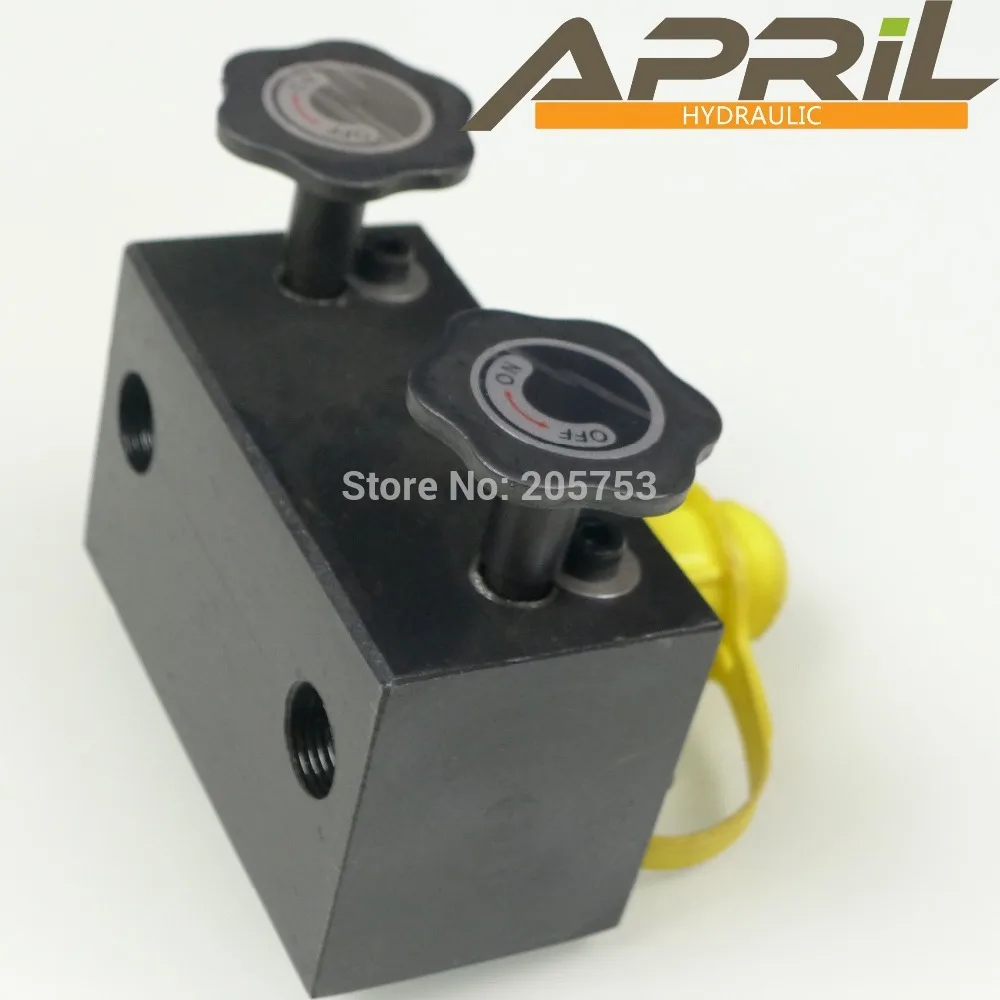 

3/8'' Two way valves for hydraulic oil pipe