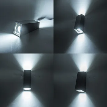 

2019 New outdoor lighting stainless steel wall light and 2x5W GU10 wall lamp waterproof wall sconce led lamp AC100-AC265V