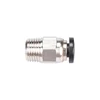 Pneumatic Connector PC4-01 M10 1.75mm 3mm PTFE Tube quick coupler j-head Fitting for 3d V6 j-head remote hotend bowden extruder ► Photo 2/6