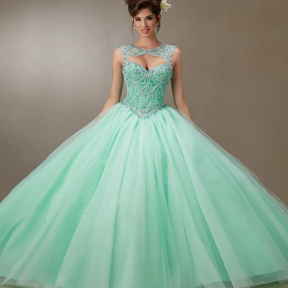 Vestidos De 15 Anos Quinceanera 2019 вышитый бисером с кристаллами бальное платье Бальные платья со съемным плечом сладкий 16