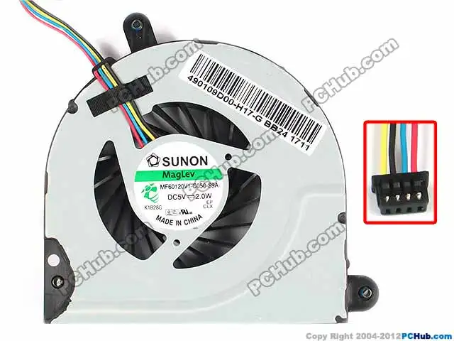 SUNON MF60120V1-C050-S9A Probook 6560B 641183-001 аккумулятор большой емкости DC 5V 2 0 W серверного
