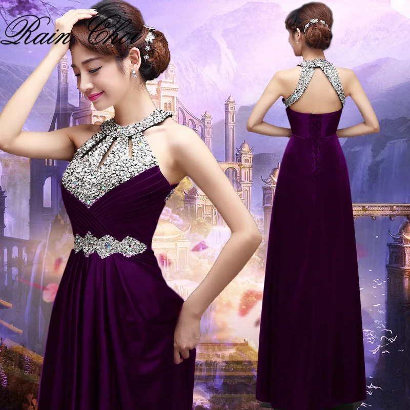 

Vestido De Noite Floor-length A Line Formal Prom Party Gowns Sexy Long Evening Dress 2019