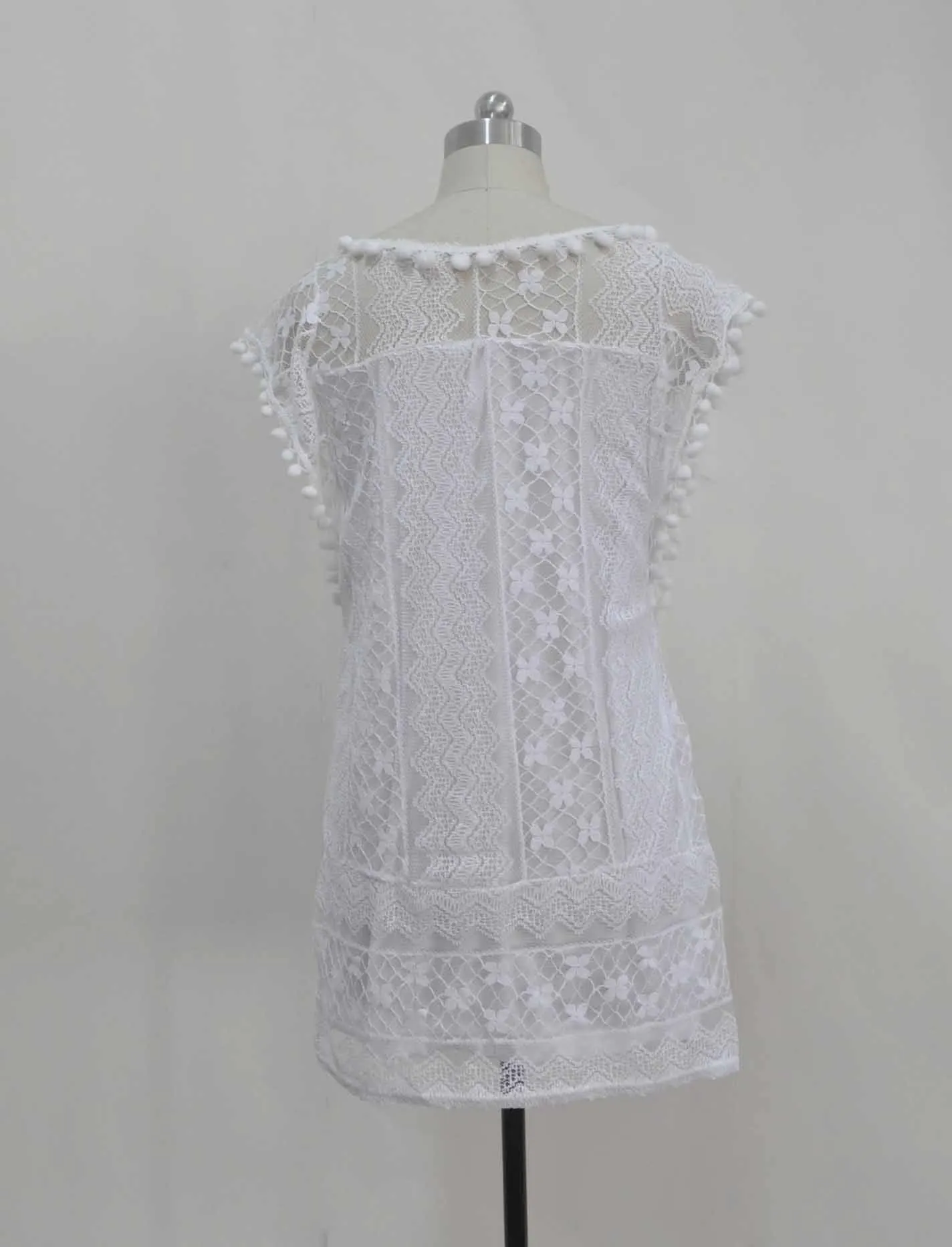 UZZDSS летнее платье женское повседневное пляжное короткое платье с кисточками черное белое мини кружевное платье сексуальные вечерние платья Vestidos S-XXL