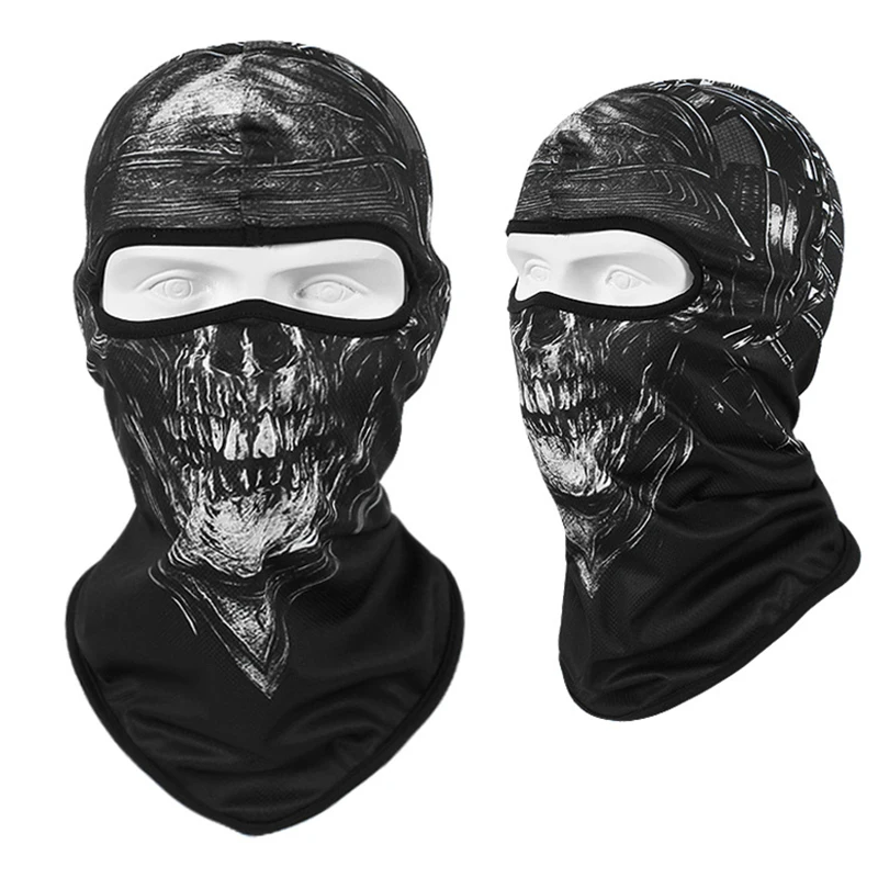 WOSAWE мотоциклетная Балаклава, маска для лица, защита от солнца, мотоциклетная бандана для мотокросса, мотоциклетная гоночная маска для лица, mtb велосипедный шарф - Цвет: BXMZCS2BJ