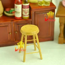 Мини кукольный домик, имитация барный стул высокий табурет Выпускной дизайн модельный материал