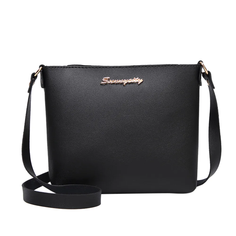 

Summer Women New Fashion Solid Zipper Shoulder Bag elegant simple crossbody bags Ladies Purse bolsos mujer bag for women 2019 #6