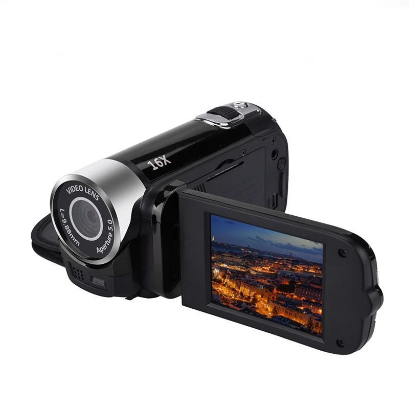 2,4 дюймов TFT экран 16X цифровой зум DV видеокамера HD 1080P ручная цифровая камера Cmos сенсор до 32 Гб SD
