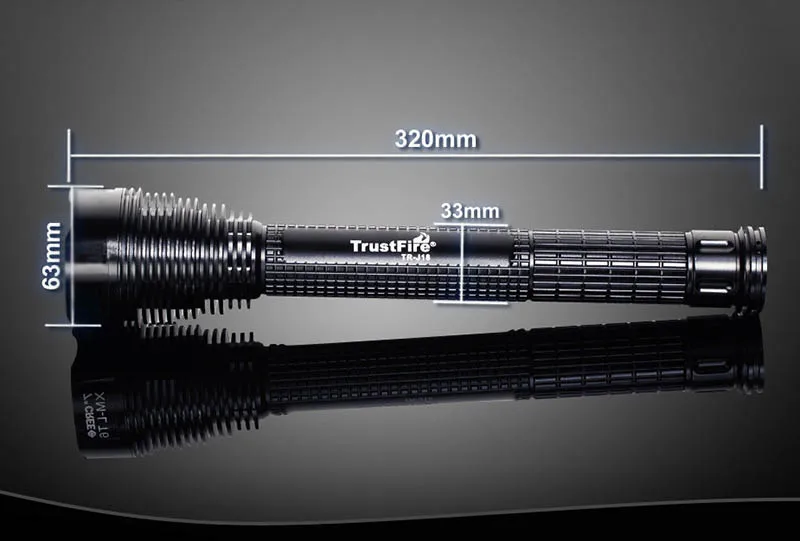 18650 фонарь TrustFire J18 lanterna 7 светодиодных фонарей высокой мощности* XML T6 8000лм водонепроницаемые расширенные охотничьи лампы