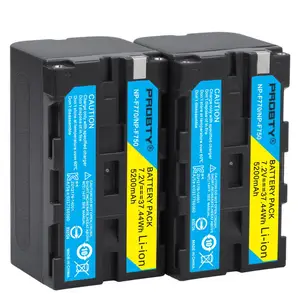 Image 2 - For sony NP F770 NP F750 NP F770 battery for Sony CCD RV100 CCD RV200 SC5 TR940 TR917 Camera CN 216 CN 304 YN300 VL600 LED Video