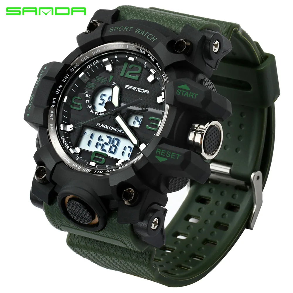 Buy Sanda Luxury Sport Watch Men G Style Analog