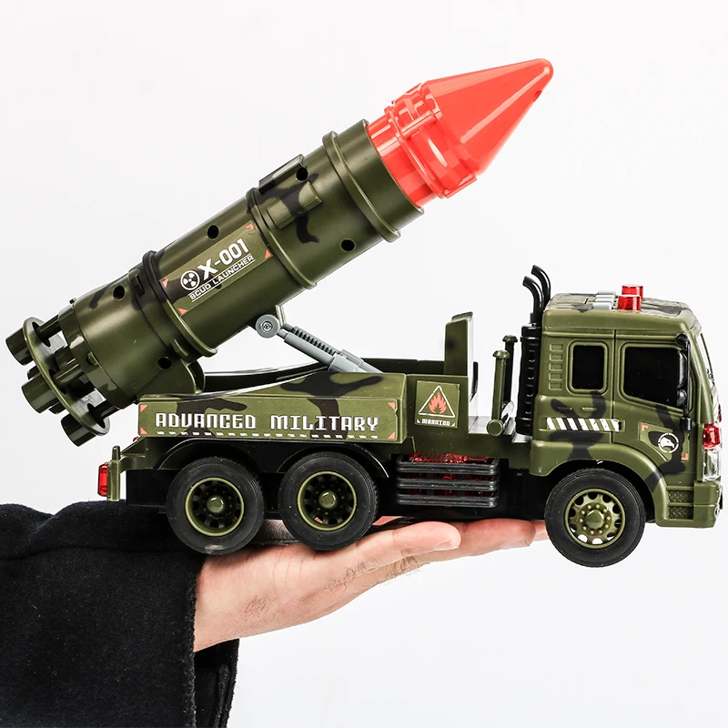 Инерционная Инженерная техника ракетная ракета военный автомобиль детская