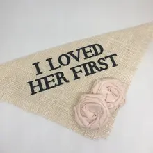 На заказ я полюбил ее первый мешковатый питомец Свадебная Бандана с цветами свадебная одежда Помолвочные фотографии сохранить дату карты ошейники
