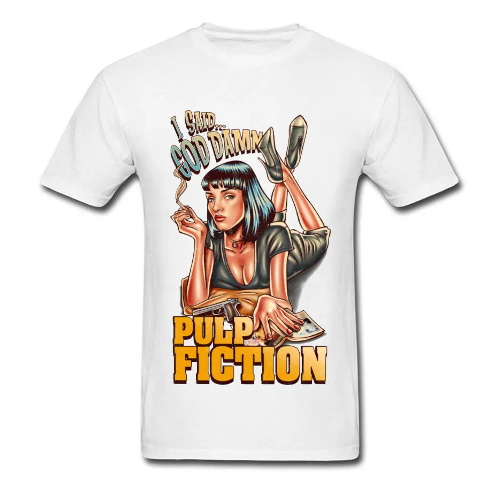 2839379I-Said-Goddamn Pure Cotton Men Short Sleeve Tops Tees Casual Lovers Day T-shirts Unique T Shirt 2018 Hot Sale Crewneck 2839379I-Said-Goddamn white