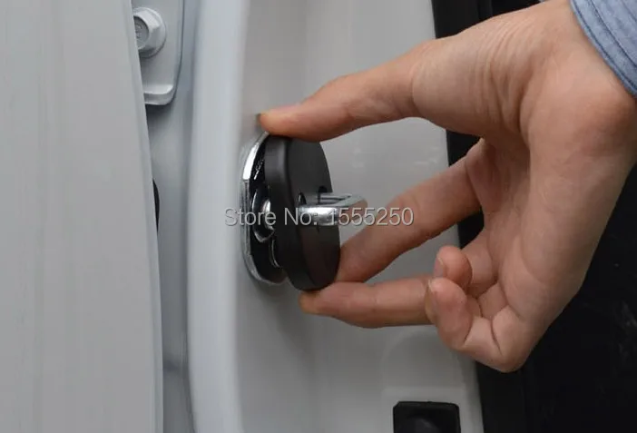 Автоматический дверной замок с пряжкой, амортизирующее устройство pad для hyundai нового santa fe ix45, kia K3, sorento 2013,4 шт./лот, автомобильные аксессуары