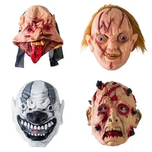 Гримаса для Хэллоуина маска ужаса красный язык большой рот маска Хэллоуин страшный призрак Праздничная маска вечерние принадлежности
