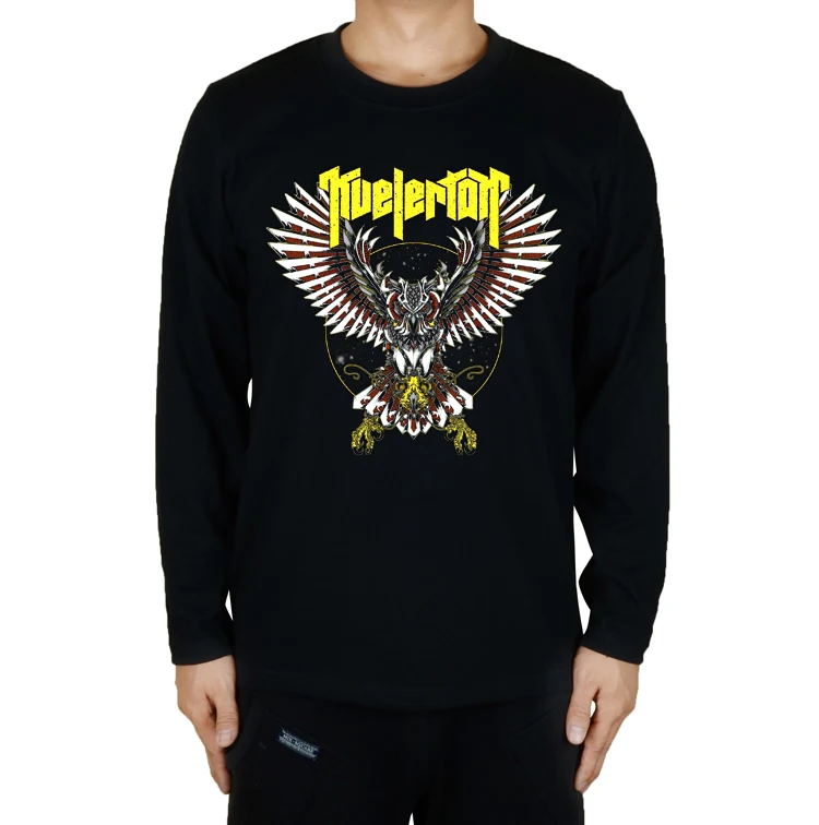 

6 designs Owl Kvelertak Rock Brand shirt 3D vintage fitness Hardrock heavy Dark Metal long sleeve 100%Cotton shirt