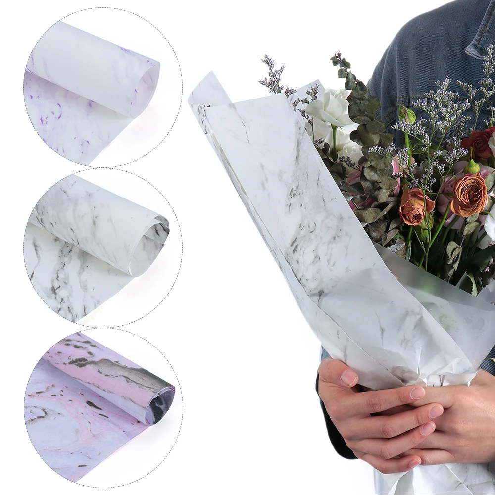 1 шт/рулон оберточная бумага с мраморным узором DIY скрапбук декоративные поделки изготовление цветов подарок на день рождения букет оберточная бумага