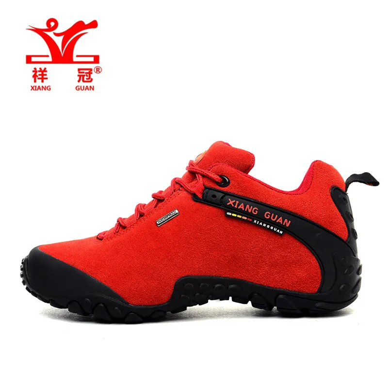 XiangGuan best quality font b women b font Outdoor Hiking font b shoes b font Suede