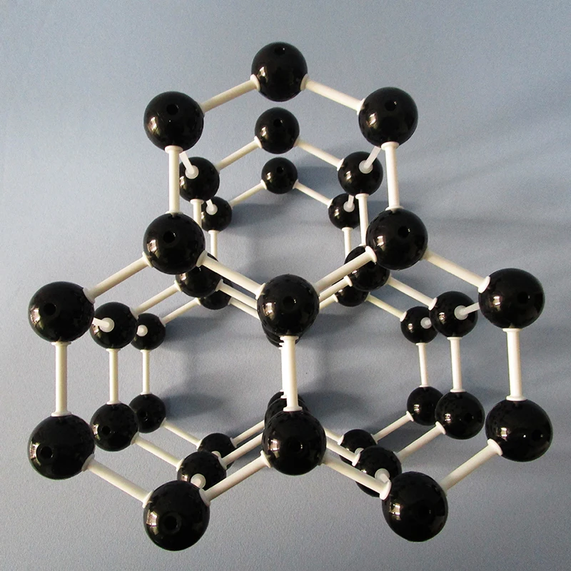 Chemical crystal structure model Graphite crystals 30 mm diameter crystalline | Канцтовары для офиса и дома