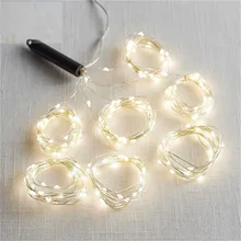 Christmas LED String Lights Copper Wire Vine Lamps Christmas Tree Fairy Lamp Outdoor Wedding Party Decoration LED Light