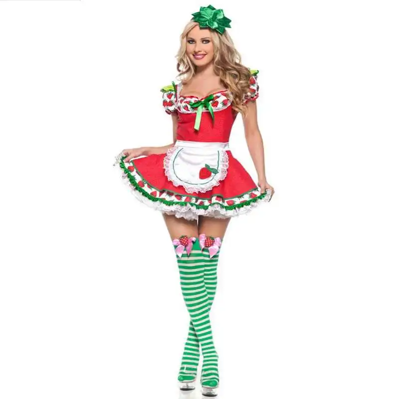 european style uniform halloween game role as fashion strawberry girl uniform temptation - Halloween Fashion Games european style uniform halloween game role as fashion strawberry girl uniform temptation - Halloween Fashion Games