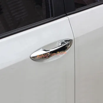 

Exterior ABS Door Handle Trim 8PCS Single Hole Left Hand Drive For Toyota Corolla E170 2014-2017 International version