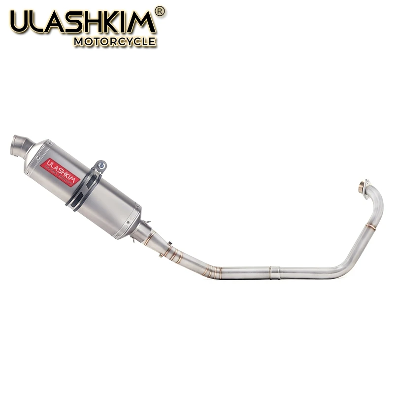 

Motorcycle Full Exhaust Escape System Modifed Middle Link Pipe Slip On For yamaha YZF-R15 R5 MT-15 MT 15 125 2008-2017