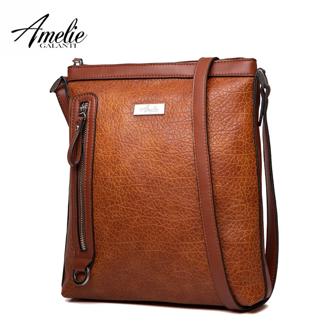 AMELIE GALANTI Women's Bag Shoulder & Crossbody Bags Medium Size Designed for Tall people Soft PU Leather Women Crossbody Bags