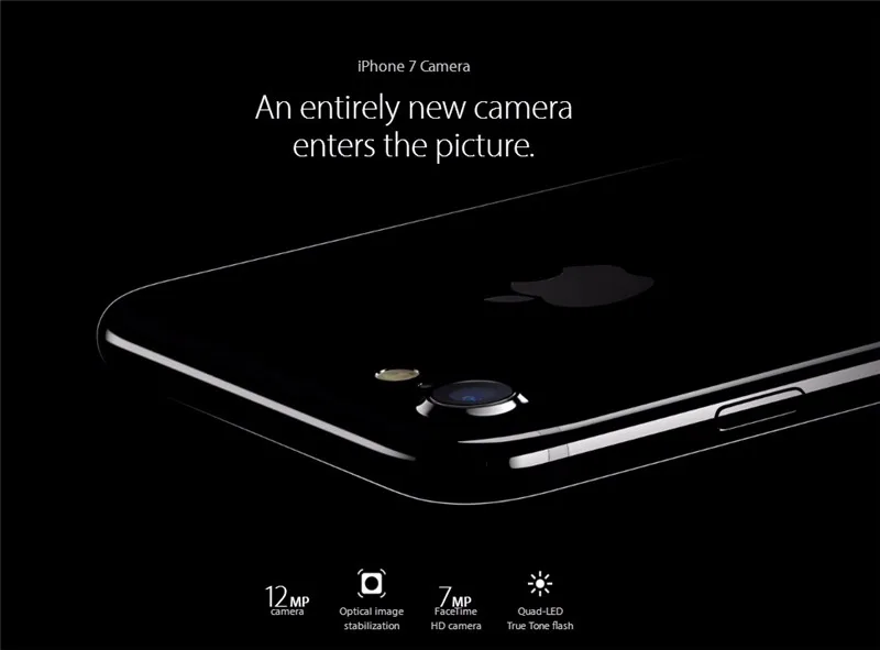 Apple iPhone 7 4 г LTE сотовый телефон 32/128 ГБ/256 ГБ IOS 12.0MP + 7.0MP Камера quad-Core отпечатков пальцев 4,7 "4 К видео