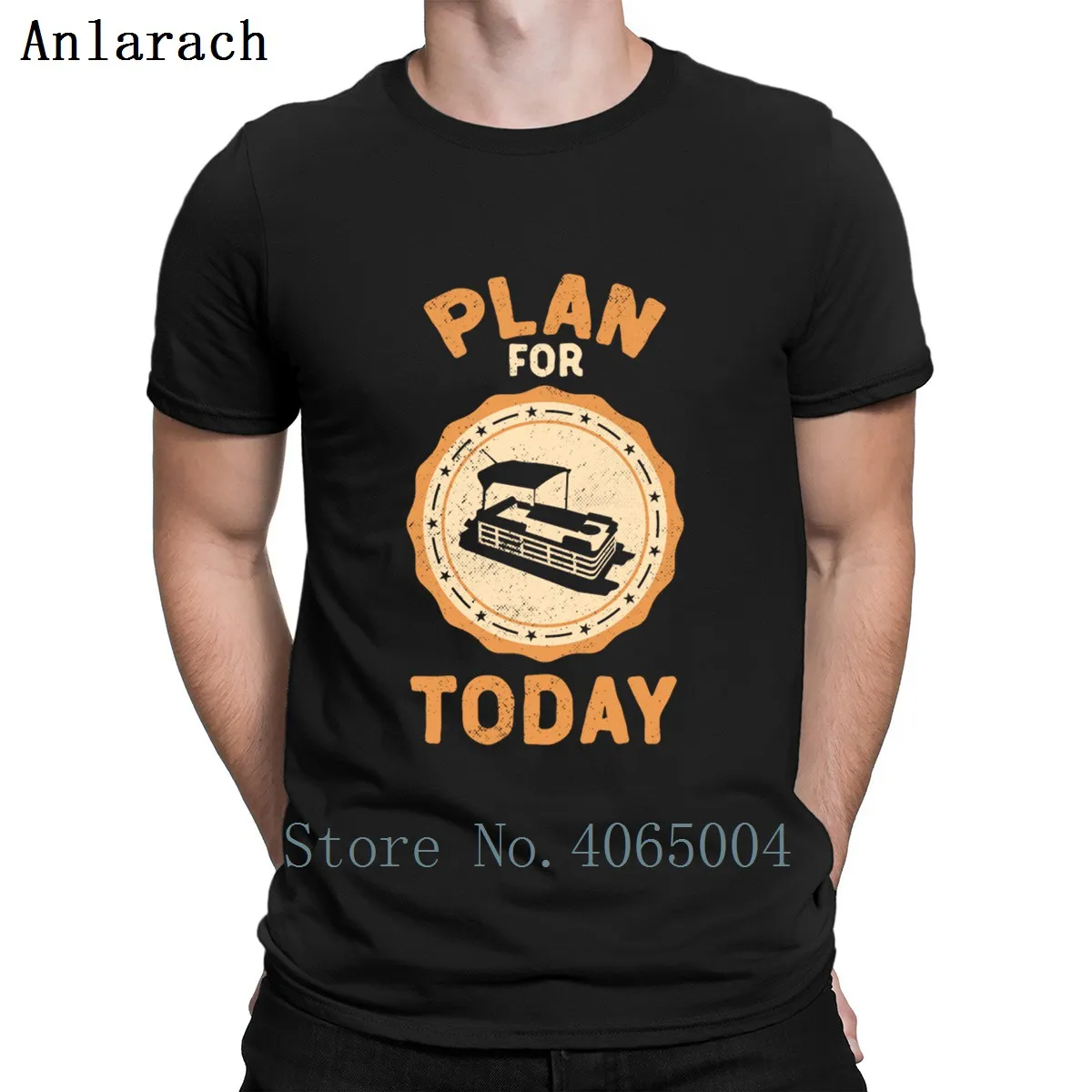 

Pontoon Boat Plan For Today Pontooning Fathers Day T Shirt Short Sleeve Authentic S-XXXL Spring Autumn Natural Family Shirt