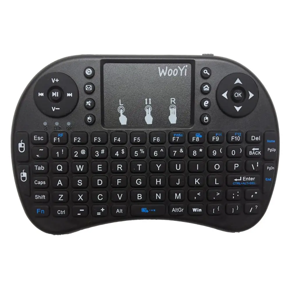 Беспроводная мини клавиатура WooYi i8 2 4 ГГц английская иврит сенсорная QWERTY для