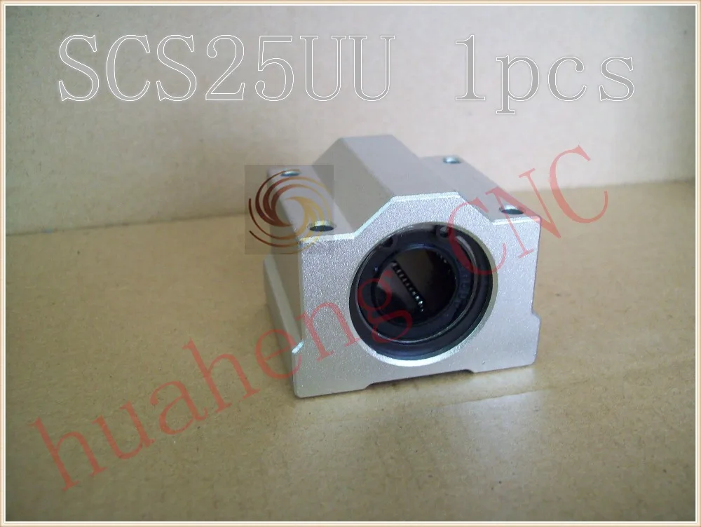 

SC25UU SCS25UU bearing 25mm linear axis slide block with LM25UU for rod round shaft 1pcs