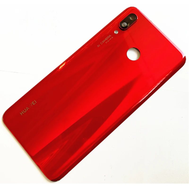 Чехол для huawei nova3 PAR-AL00 с задней батареей, задняя крышка для камеры со вспышкой, стеклянный объектив