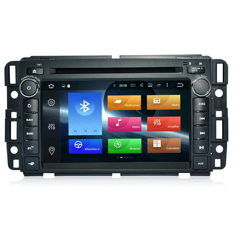 Top Android 9.0 Car DVD Player For GMC Yukon Savana Sierra Tahoe Acadia Traverse Octa Cores 4GB RAM 64GB ROM radio stereo navigation 5