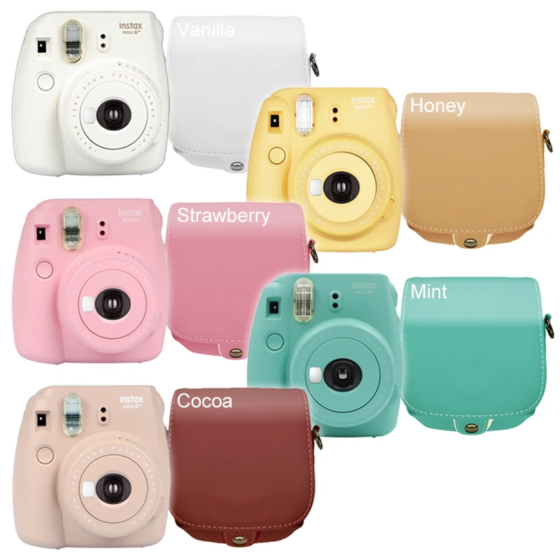 

Fujifilm Instax Mini 8 Plus Camera 5 Colors with PU Leather Bag