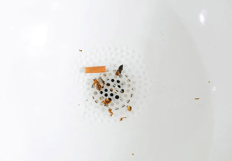 20 штук! Одноразовые нетканые ткани канализационный фильтр самоклеящаяся Чистящая бумага сливная пробка для ванной