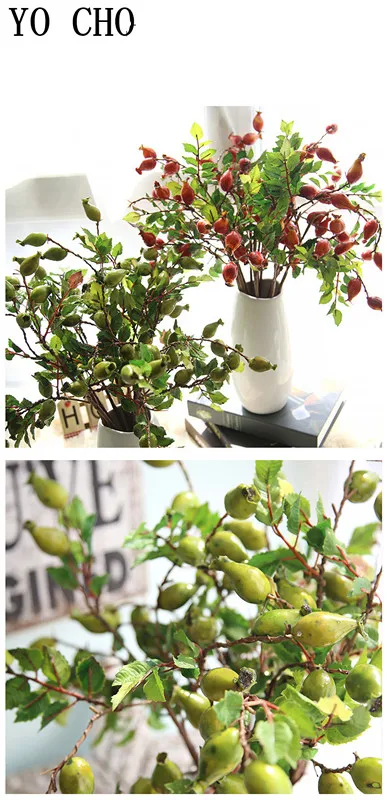 Pomegranates, berries, artificial fruit7