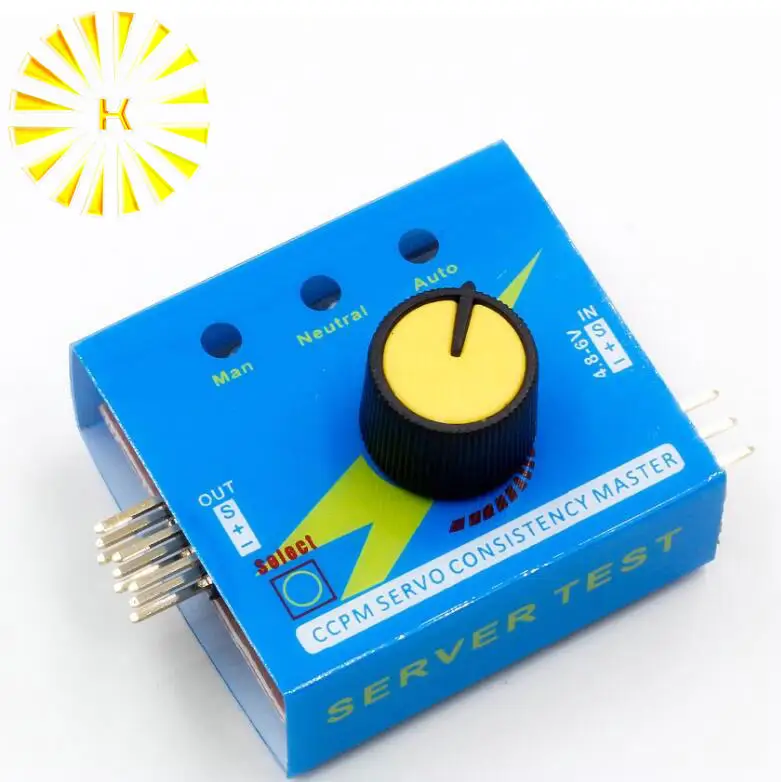 

Multi Servo Tester 3CH ECS Consistency Speed Controller Power Channels CCPM Meter