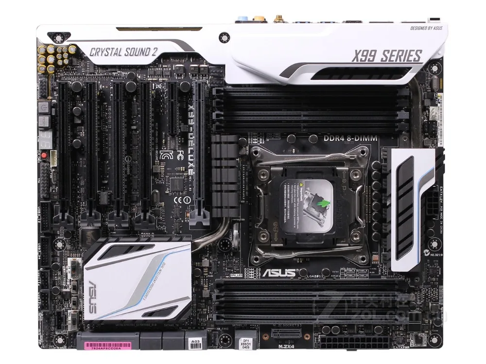 

Free shipping original motherboard for ASUS X99-DELUXE DDR4 LGA 2011-3 USB2.0 USB3.0 boards 64GB X99 Desktop motherborad