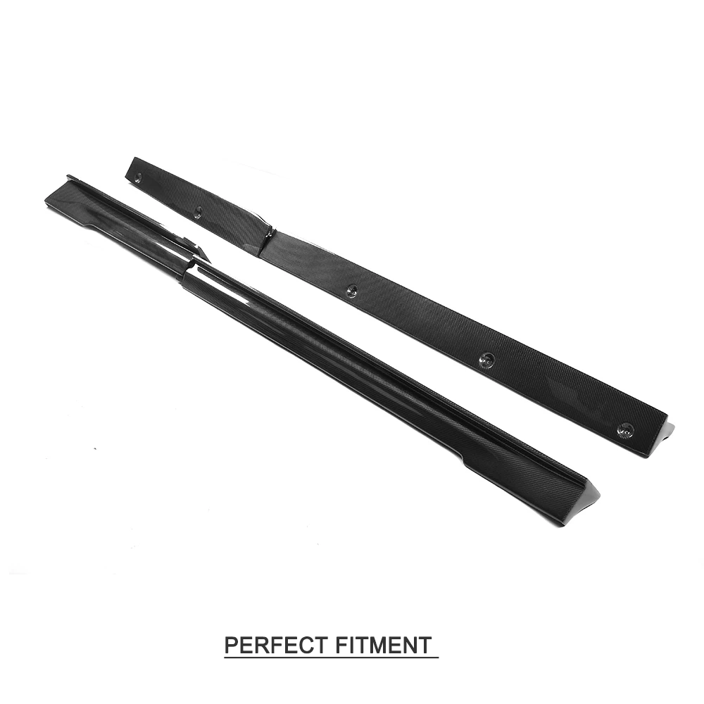 Боковые юбки для автомобиля Tesla Model S 70D P85D 90D 4 дверные 2014 2017|side skirts|car side skirtscarbon fiber