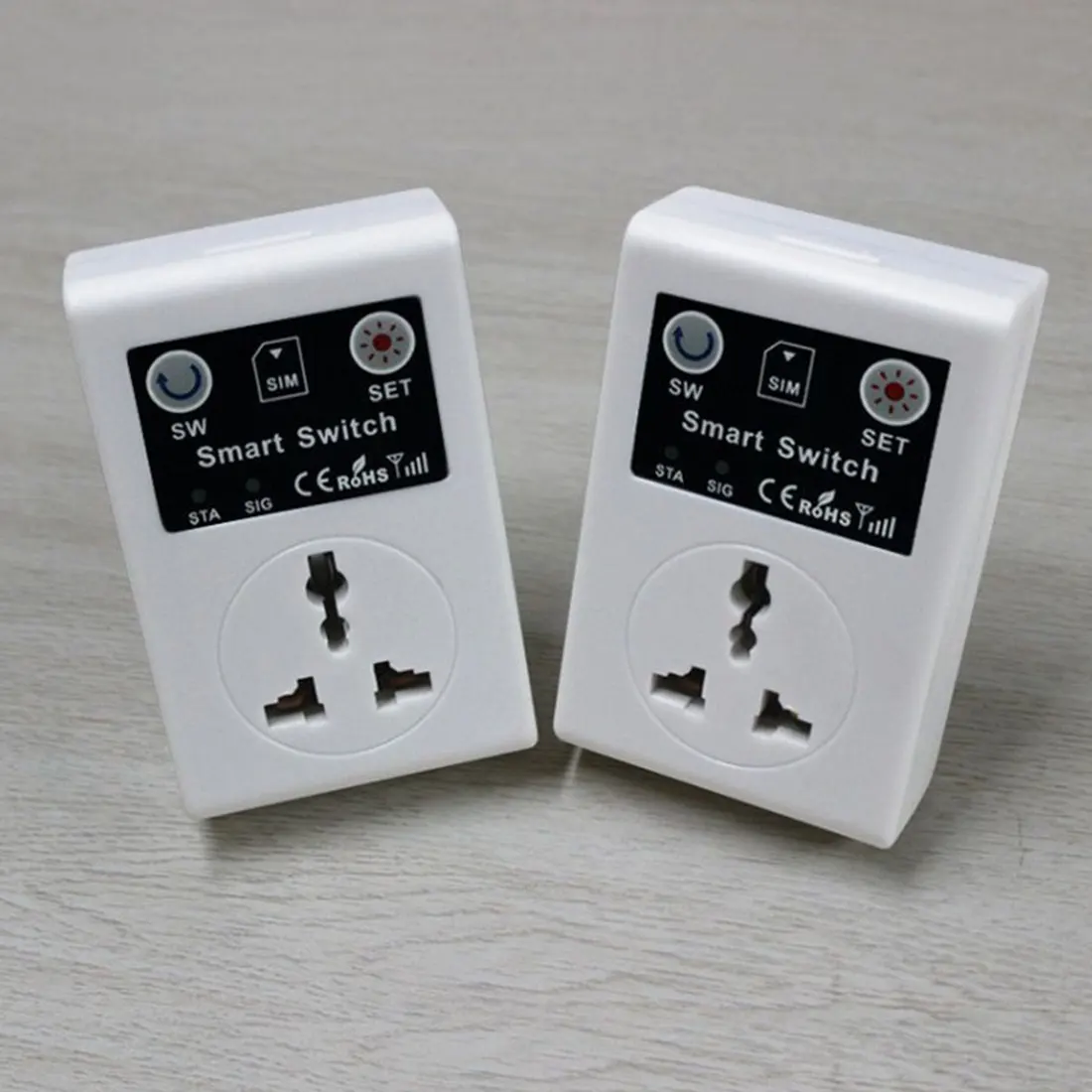 MAIF Newest 220V Phone RC Remote Wireless Control Smart Switch GSM Socket Power EU UK Plug for Home Household Appliance