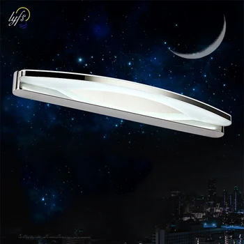 

Acrylic mirror lights LED wall lamp bedroom headboard bedside lamp AC85-265V LED bathroom light christmas decorations for home